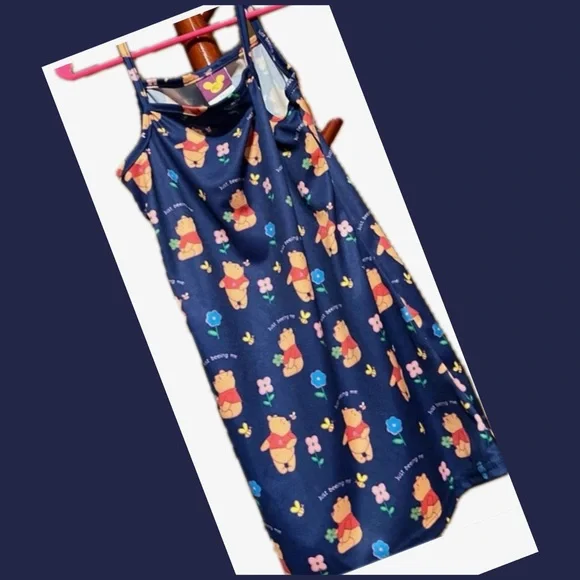 Disney Winnie the Pooh Blue Nightgown/Dress 4/5 - Picture 5 of 7